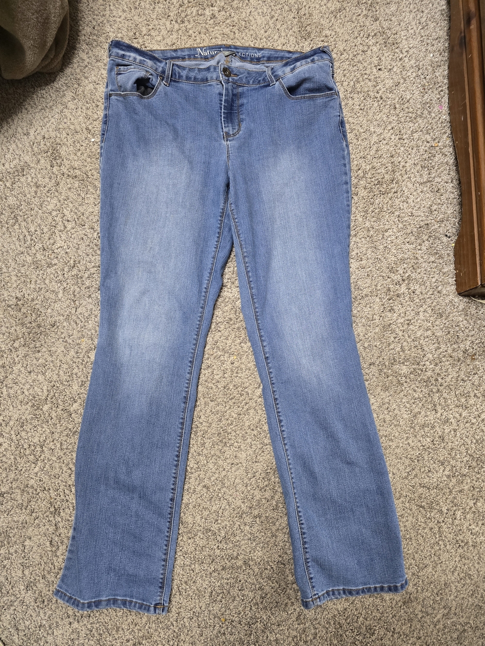Natural Reflections Women's Size 14 Blue Bootcut Jeans